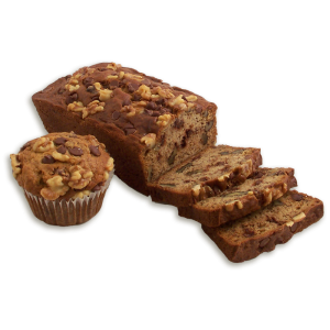 Banana Chocolate Chip Walnut Dessert Bread (Kosher)