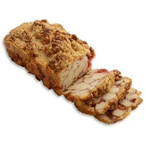 Strawberry Rhubarb Pie Bread (Kosher)