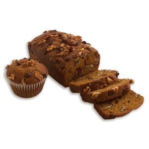 Pumpkin Chocolate Chip Walnut Dessert Bread (Kosher)