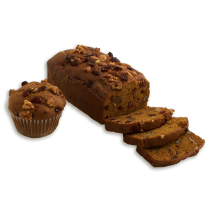 Pumpkin Cranberry Walnut Dessert Bread