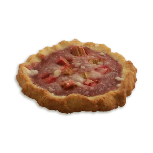 Strawberry Rhubarb Shortbread Tart (Kosher)